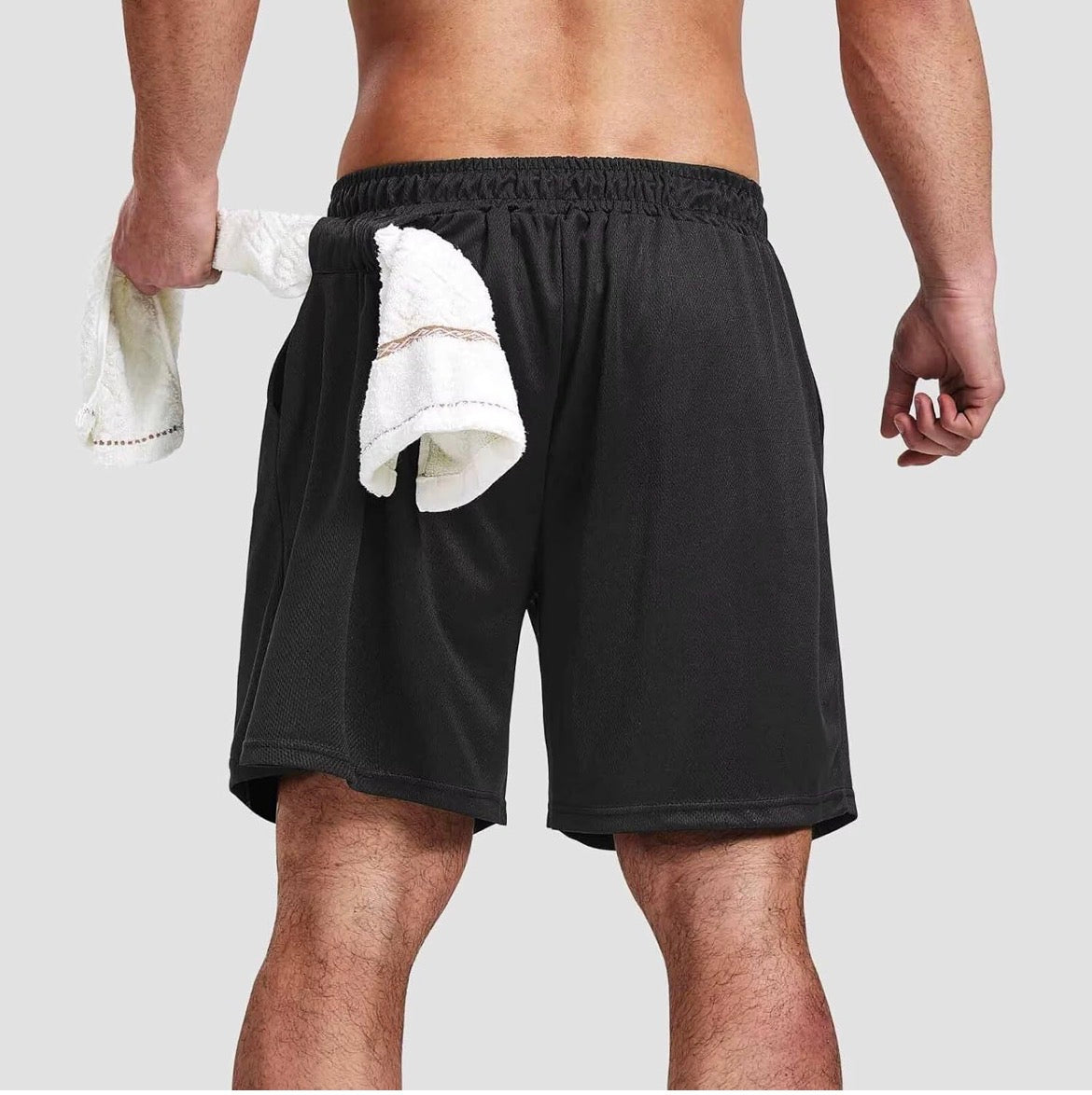 5 Pack Gym Shorts for Men 7 inch Mens Shorts Athletic Dry Fit Mesh Active Running Shorts Men for with Pockets