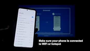 Projecteur intelligent 4K avec audio Dolby | Compatible avec Netflix | Autofocus/Keystone, mini projecteur portable 1080p avec WiFi6/Bluetooth 5.2/support rotatif à 360°, projecteurs d'intérieur et d'extérieur à courte portée TOPTRO