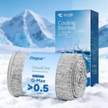 Elegear Cooling Blanket Queen 79X86 inch,Breathable Summer Blanket Lightweight Q-MAX>0.5,Arc-Chill 3.0 Cool-to-Touch Cooling Bed Blanket Double Sided Design for Night Sweats Hot Sleepers,Adults,Grey Visit the Elegear Store