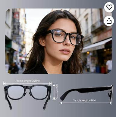 AI Smart Glasses with 4K Camera