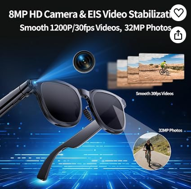 AI Smart Glasses with 4K Camera